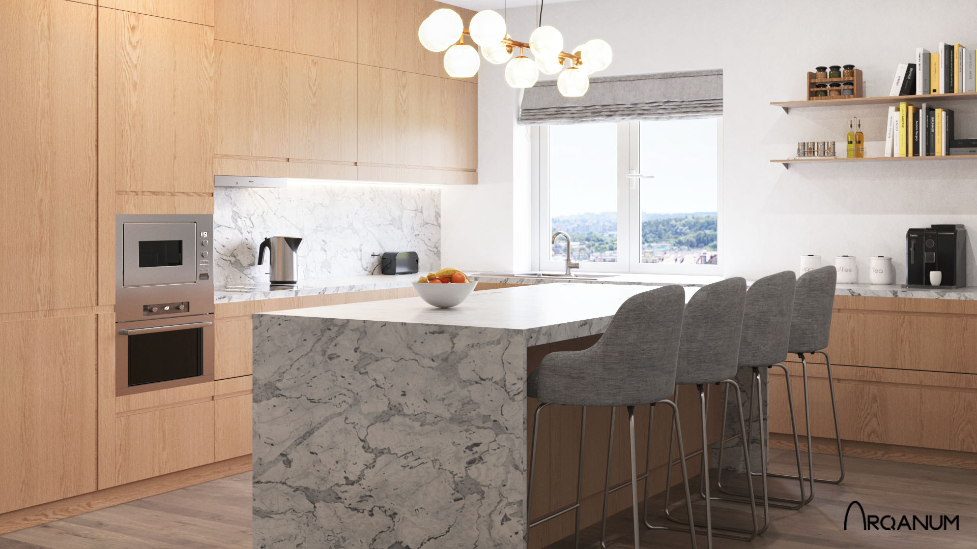 Edificio de viviendas en Ávila, cocina